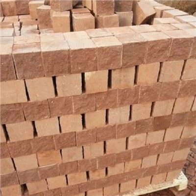 ریڈ پورفیری کوبل اسٹون فلور ٹائل